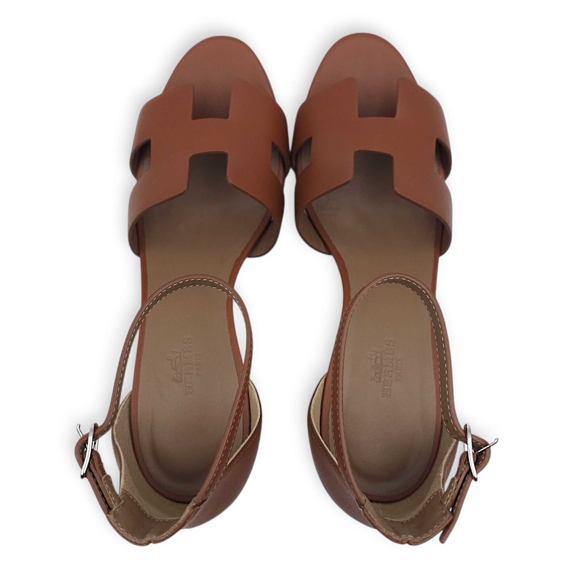 Legend 38 Gold Sandals in Calfskin