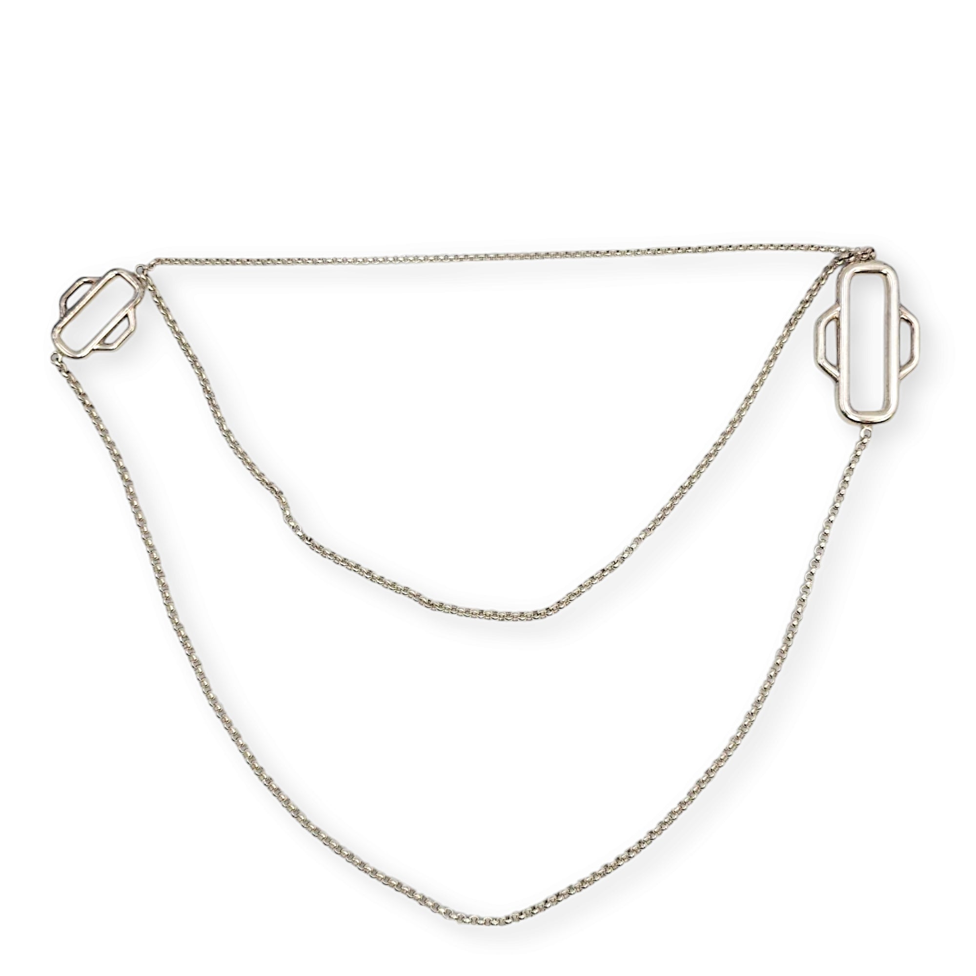 Attelage Necklace, Silver hardware