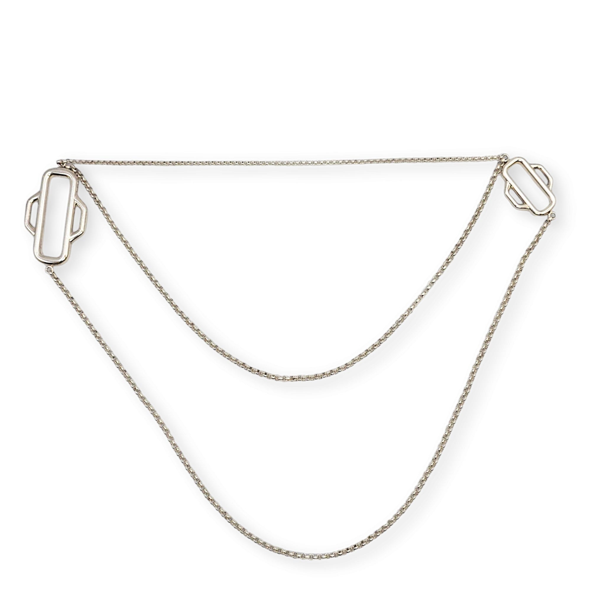 Attelage Necklace, Silver hardware