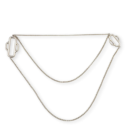 Attelage Necklace, Silver hardware