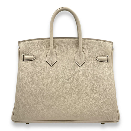 Birkin 25 Craie in Togo, Gold hardware