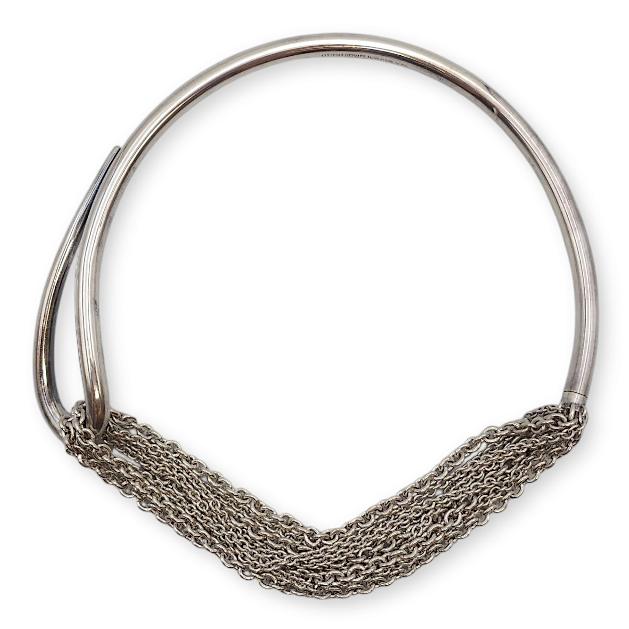 Licol Collar Necklace, Silver hardware