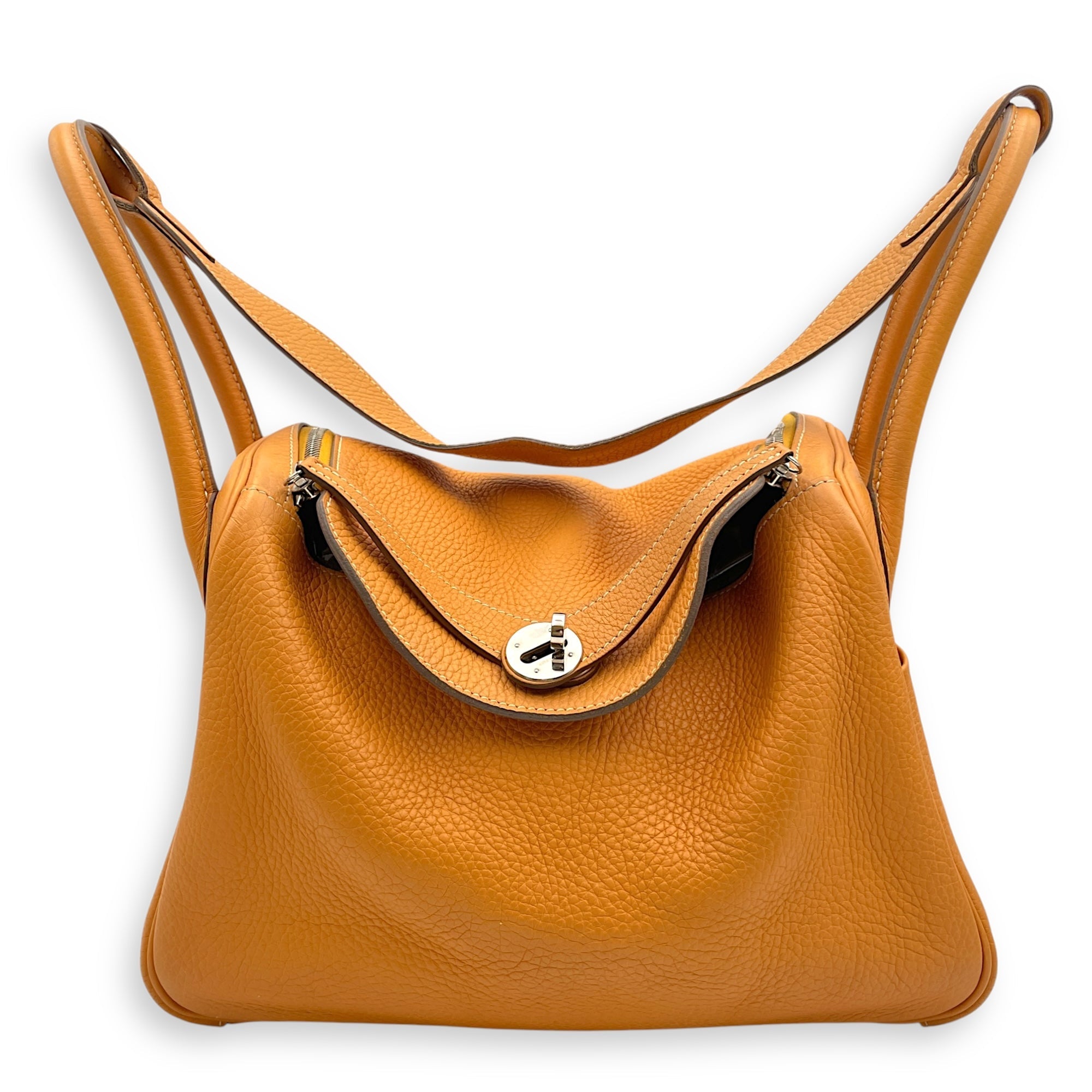 Lindy 30 Moutarde in Clemence Palladium hardware