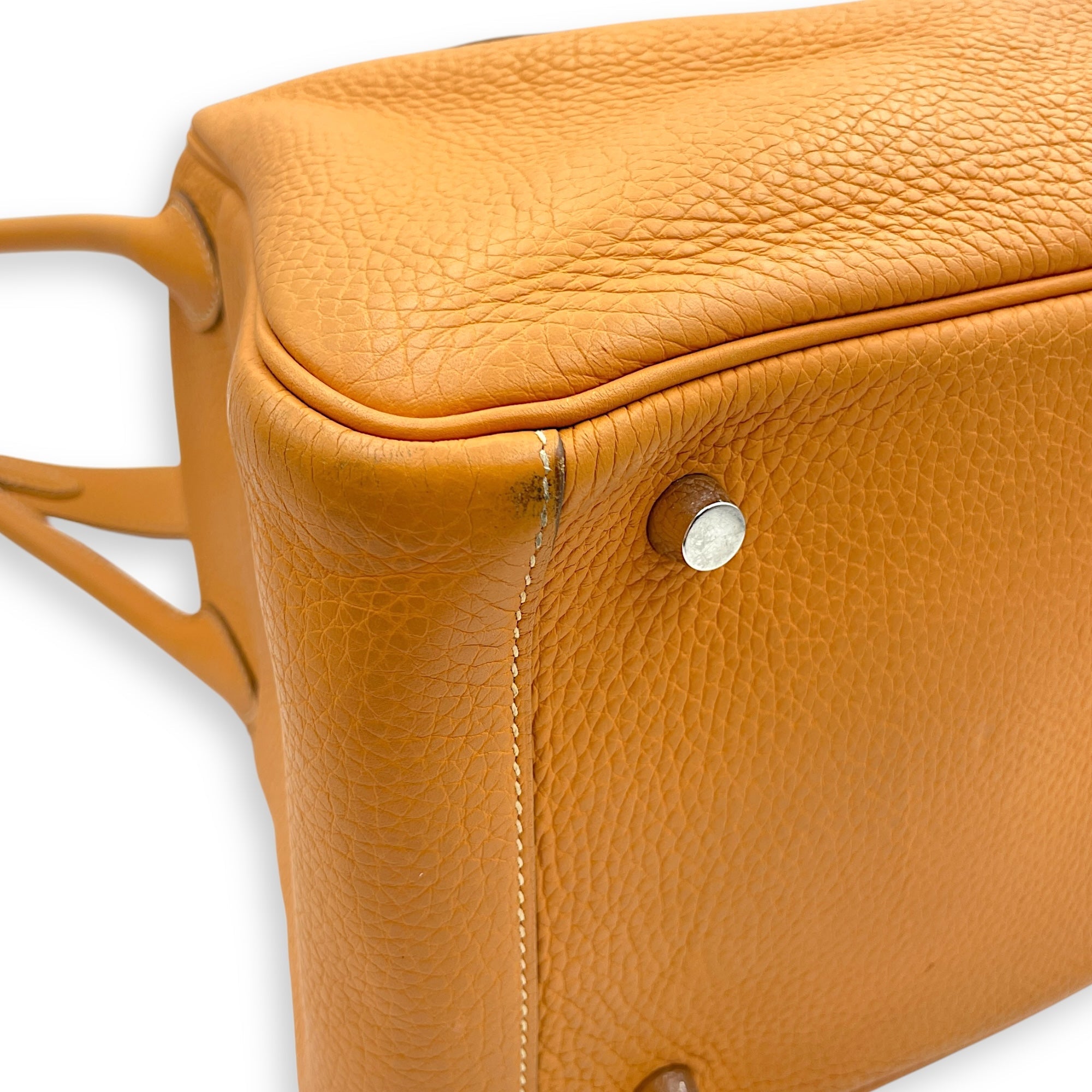 Lindy 30 Moutarde in Clemence Palladium hardware