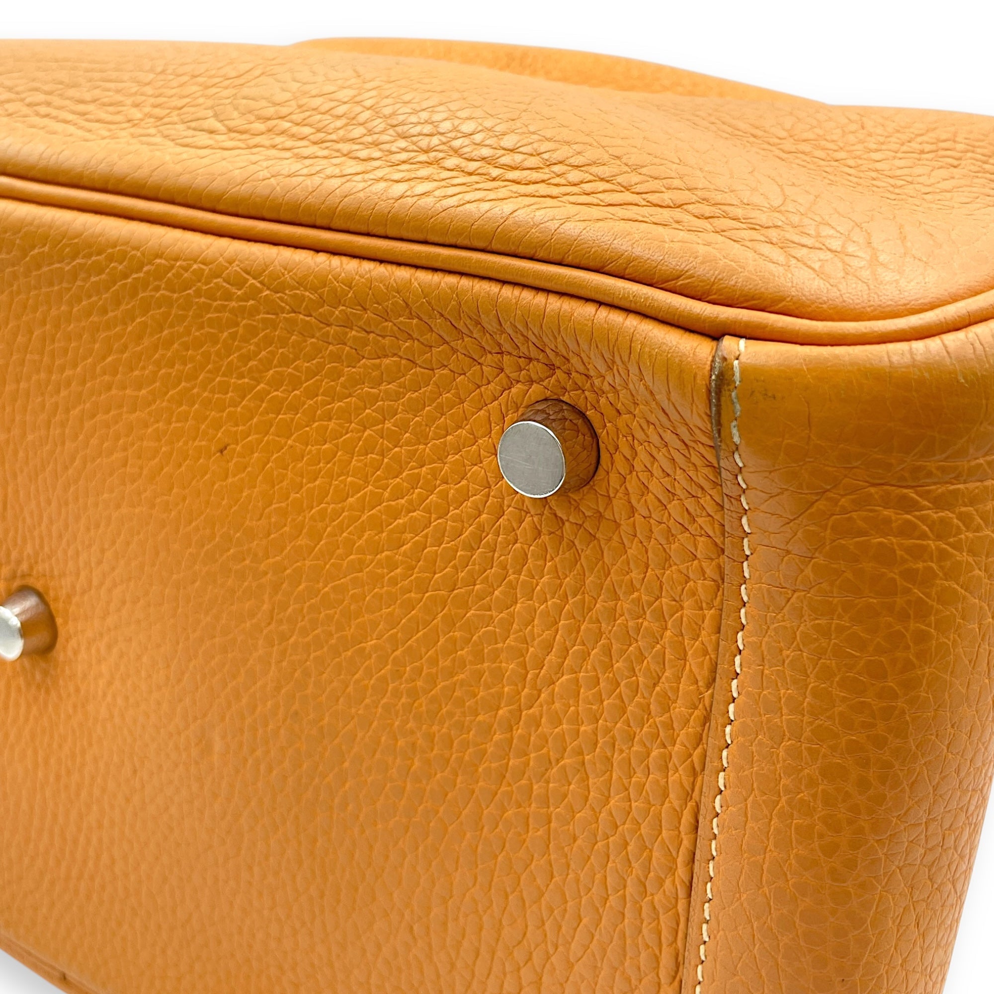 Lindy 30 Moutarde in Clemence Palladium hardware
