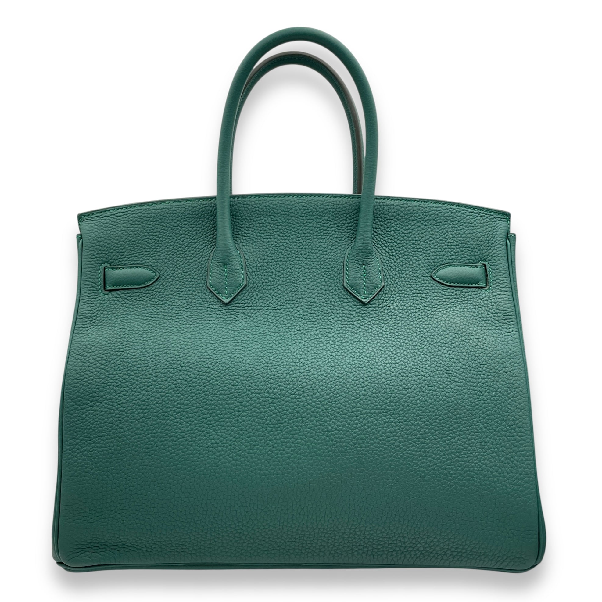 Birkin 35 Malachite in Togo, Gold hardware