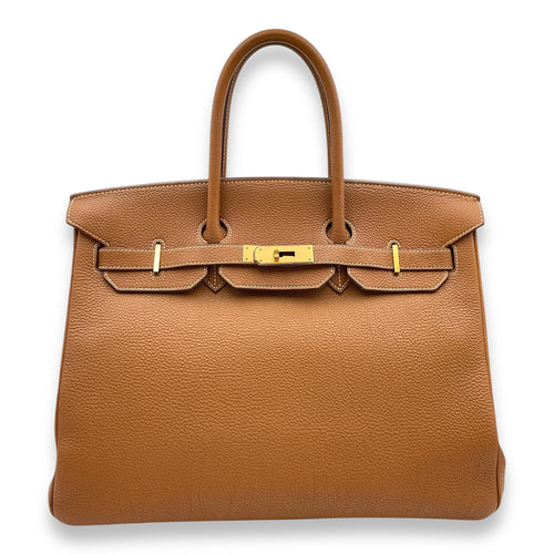 Birkin 35 Gold in Togo, Gold hardware