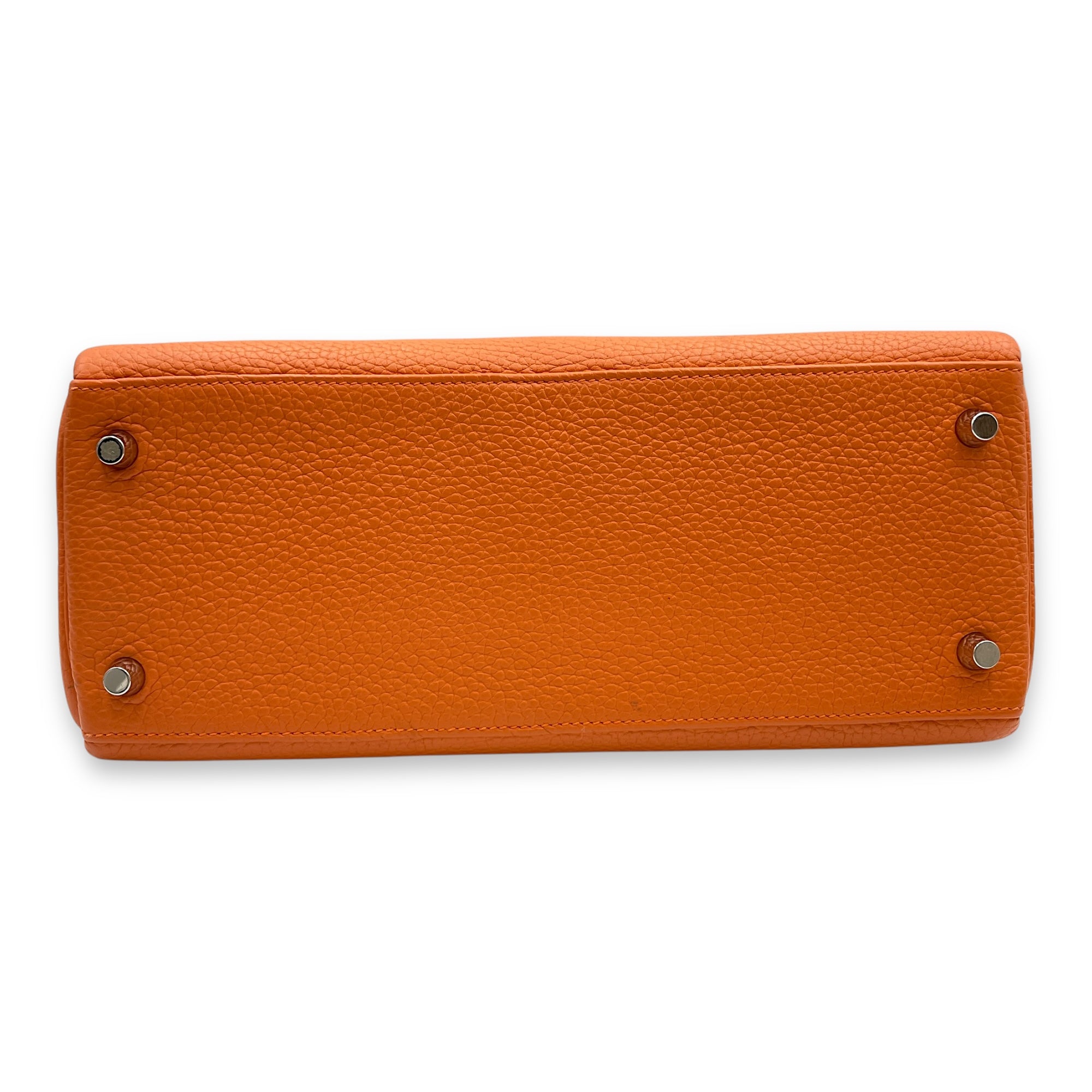 Kelly 28 Orange in Togo, Palladium hardware