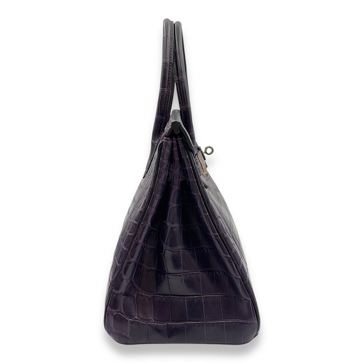 Birkin 30 Amethyst  in Matte Niloticus Palladium hardware