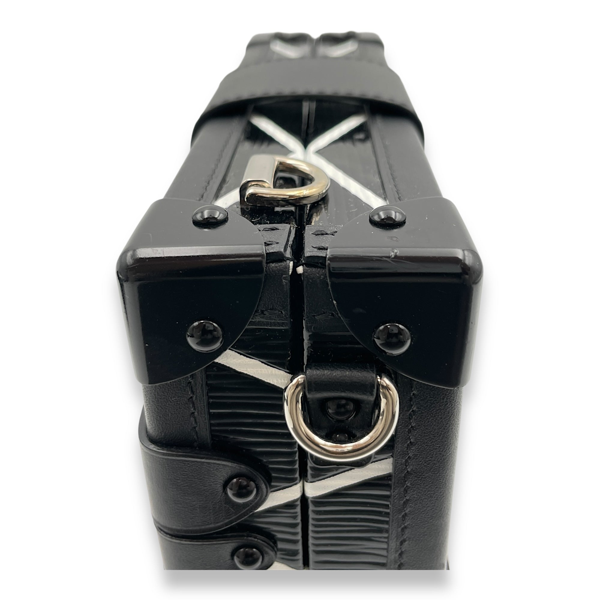 Malletage Petite Malle 19x12x5cm Black Crossbody Bag in Epi Leather 2-Tone hardware CL2503-10885 12