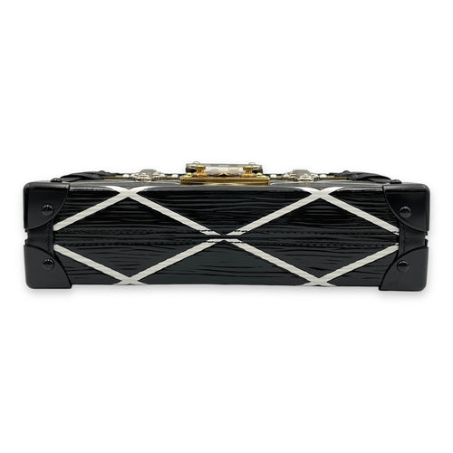 Malletage Petite Malle 19x12x5cm Black Crossbody Bag in Epi Leather 2-Tone hardware CL2503-10885 5