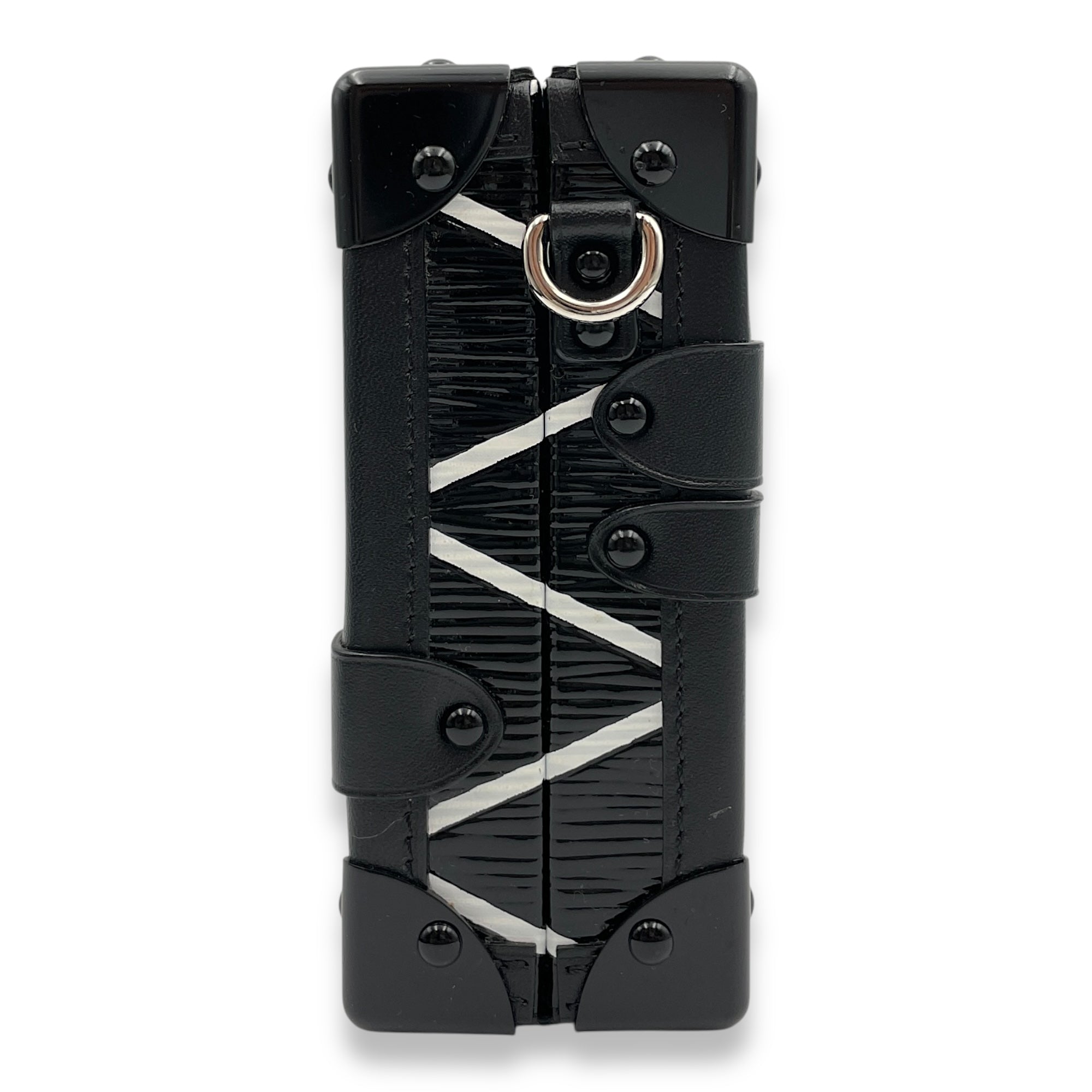 Malletage Petite Malle 19x12x5cm Black Crossbody Bag in Epi Leather 2-Tone hardware CL2503-10885 3