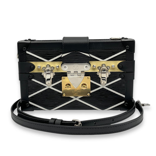 Malletage Petite Malle 19x12x5cm Black Crossbody Bag in Epi Leather 2-Tone hardware CL2503-10885 13
