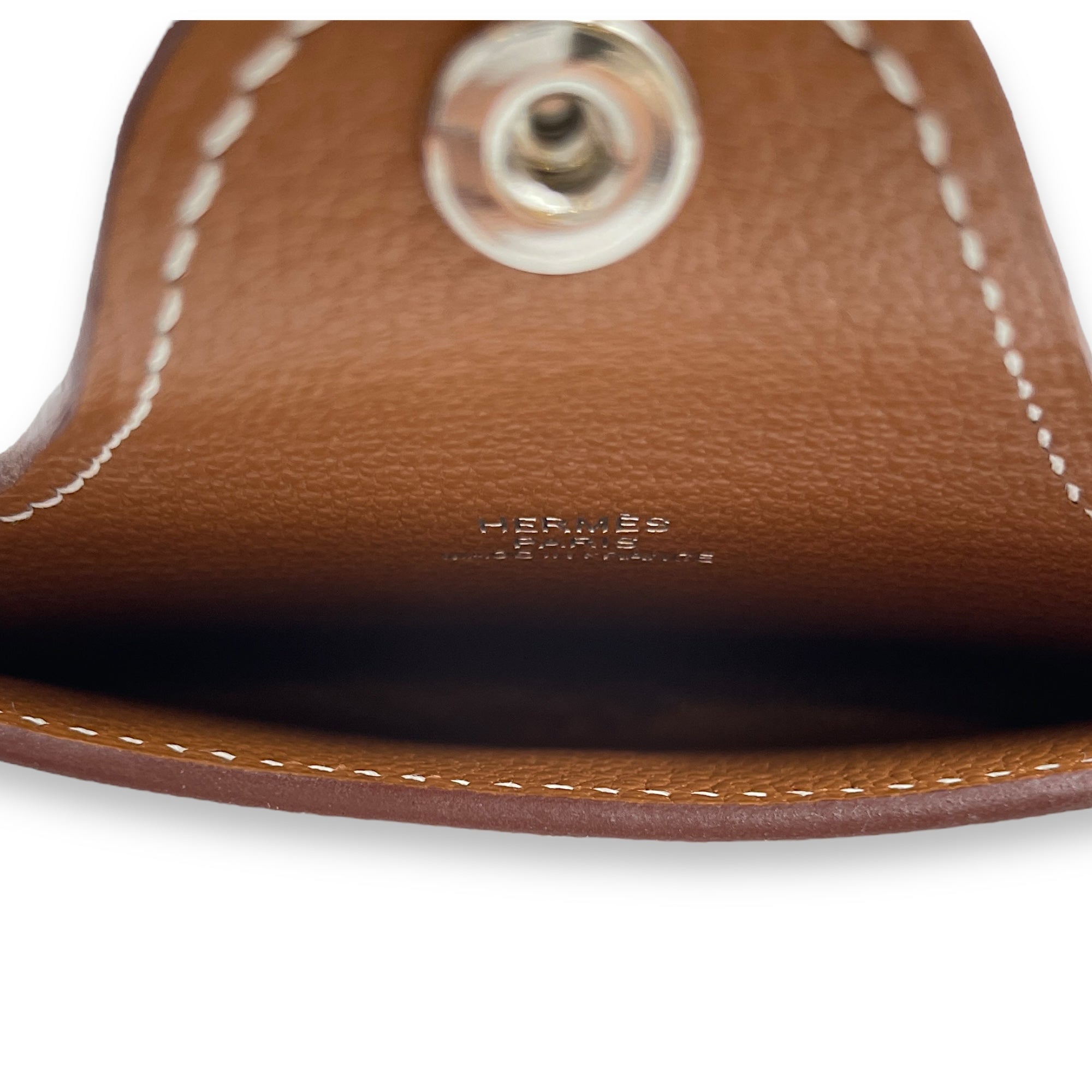 Lliade Gold Card Holder in Evercolor