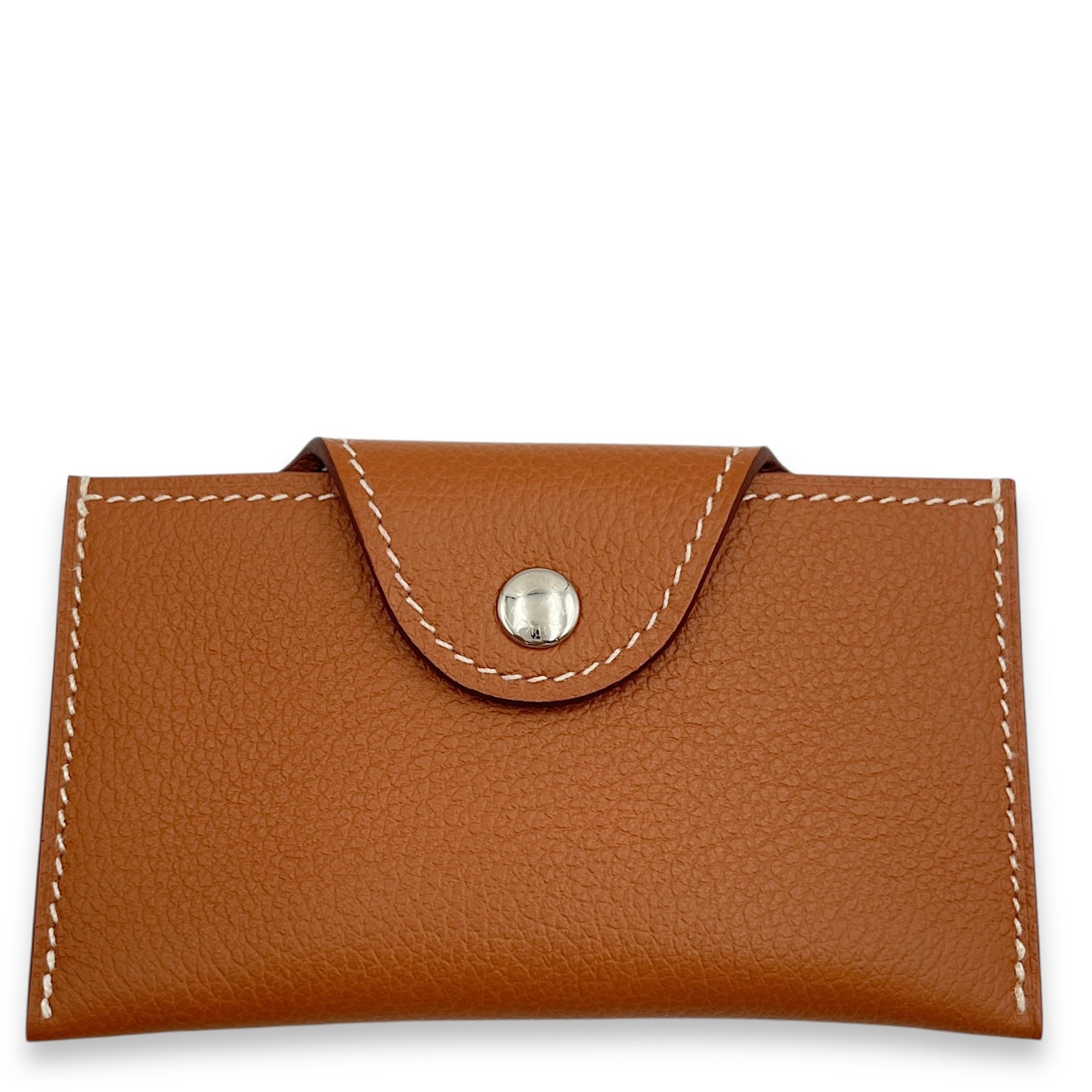 Lliade Gold Card Holder in Evercolor