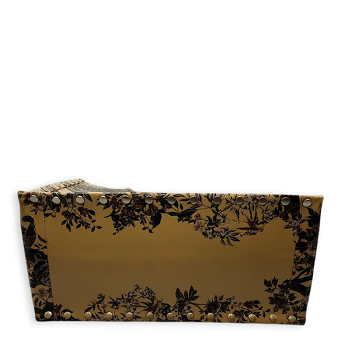 Book Tote - Maria Grazia Chiuri Collection Medium Multi-colour Top Handle Bag in Calfskin, Silver hardware