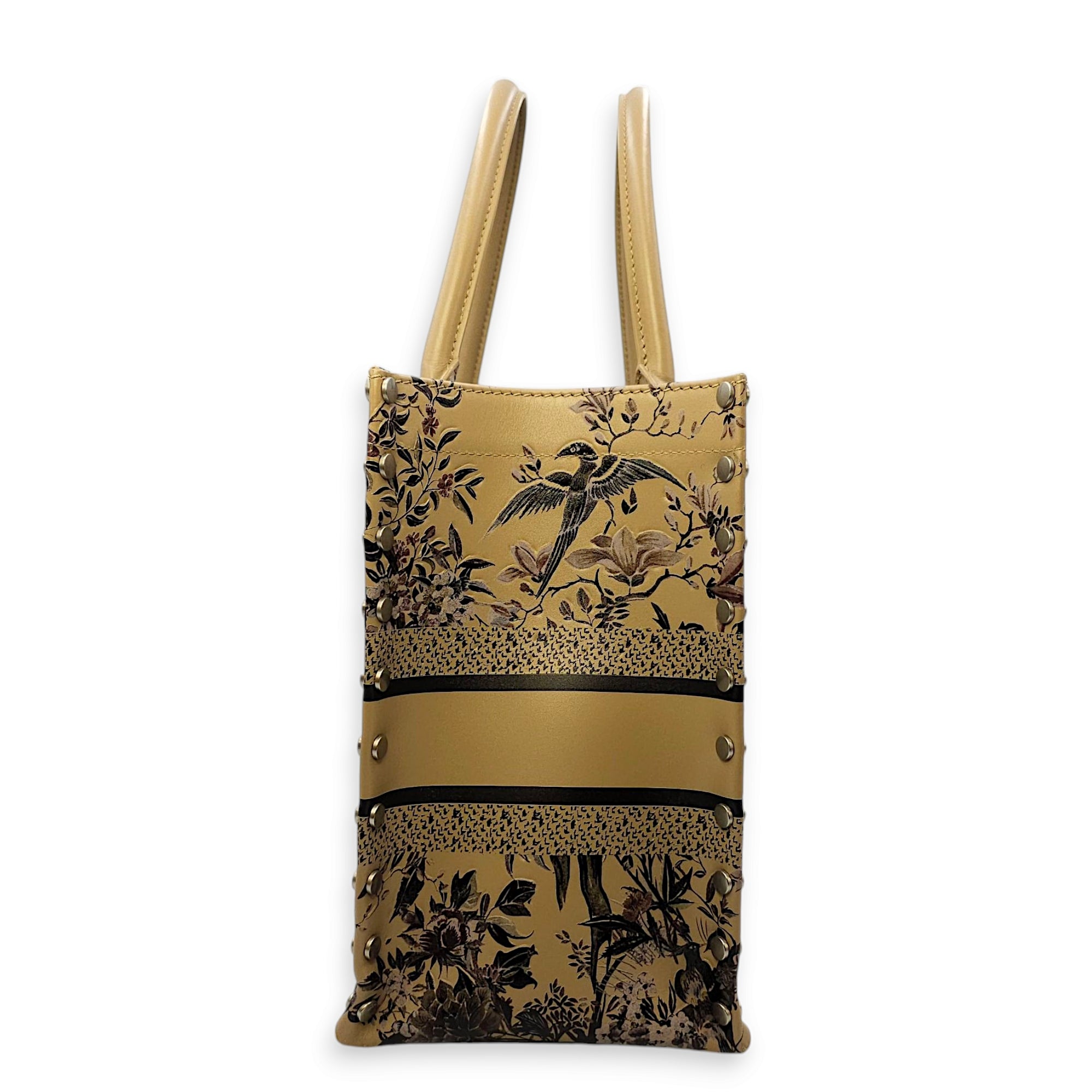 Book Tote - Maria Grazia Chiuri Collection Medium Multi-colour Top Handle Bag in Calfskin, Silver hardware