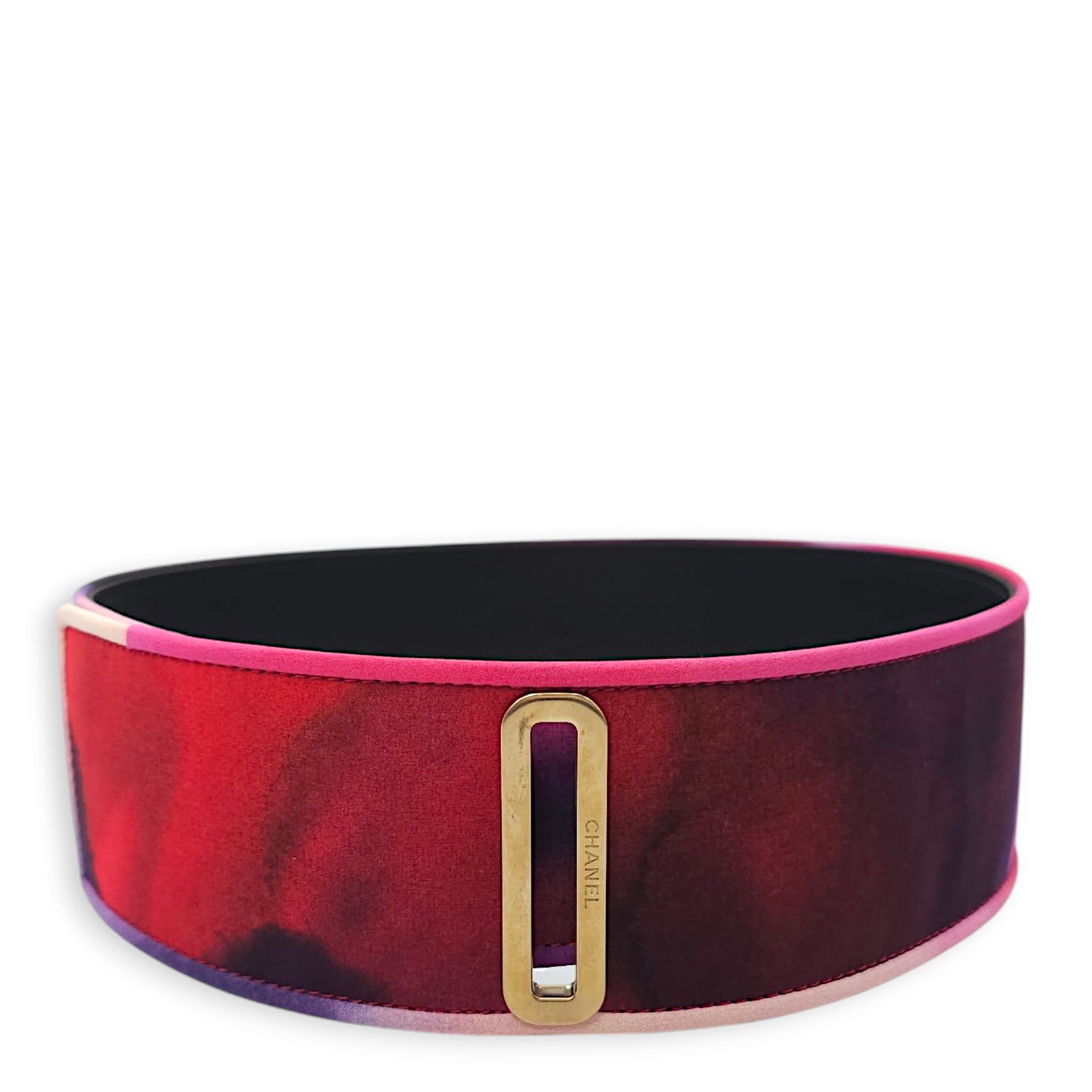 B15 70/28 Multi-colour Belt in Fabric, Calf, Gold hardware