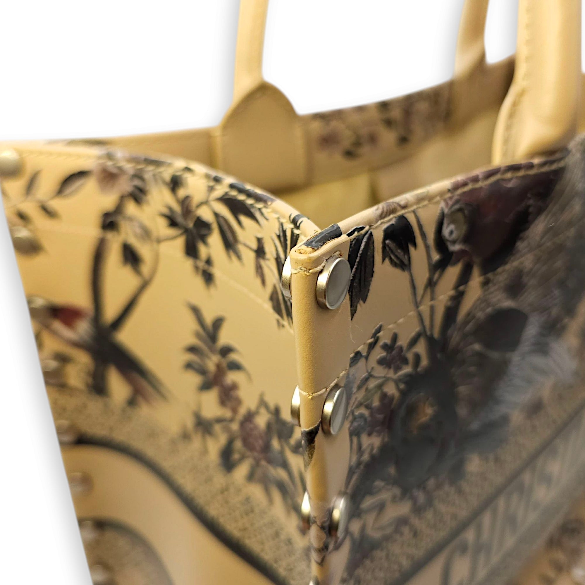 Book Tote - Maria Grazia Chiuri Collection Medium Multi-colour Top Handle Bag in Calfskin, Silver hardware