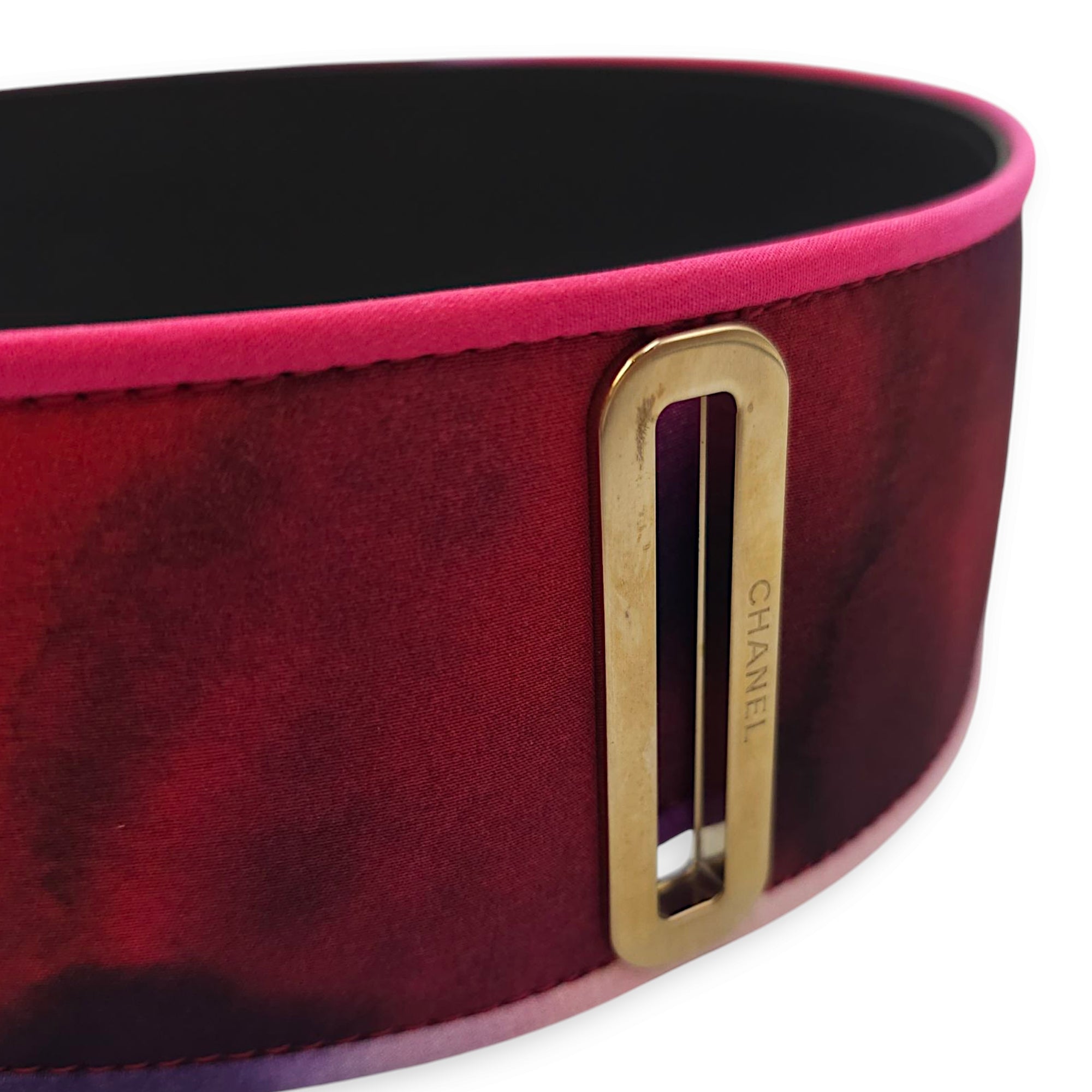 B15 70/28 Multi-colour Belt in Fabric, Calf, Gold hardware