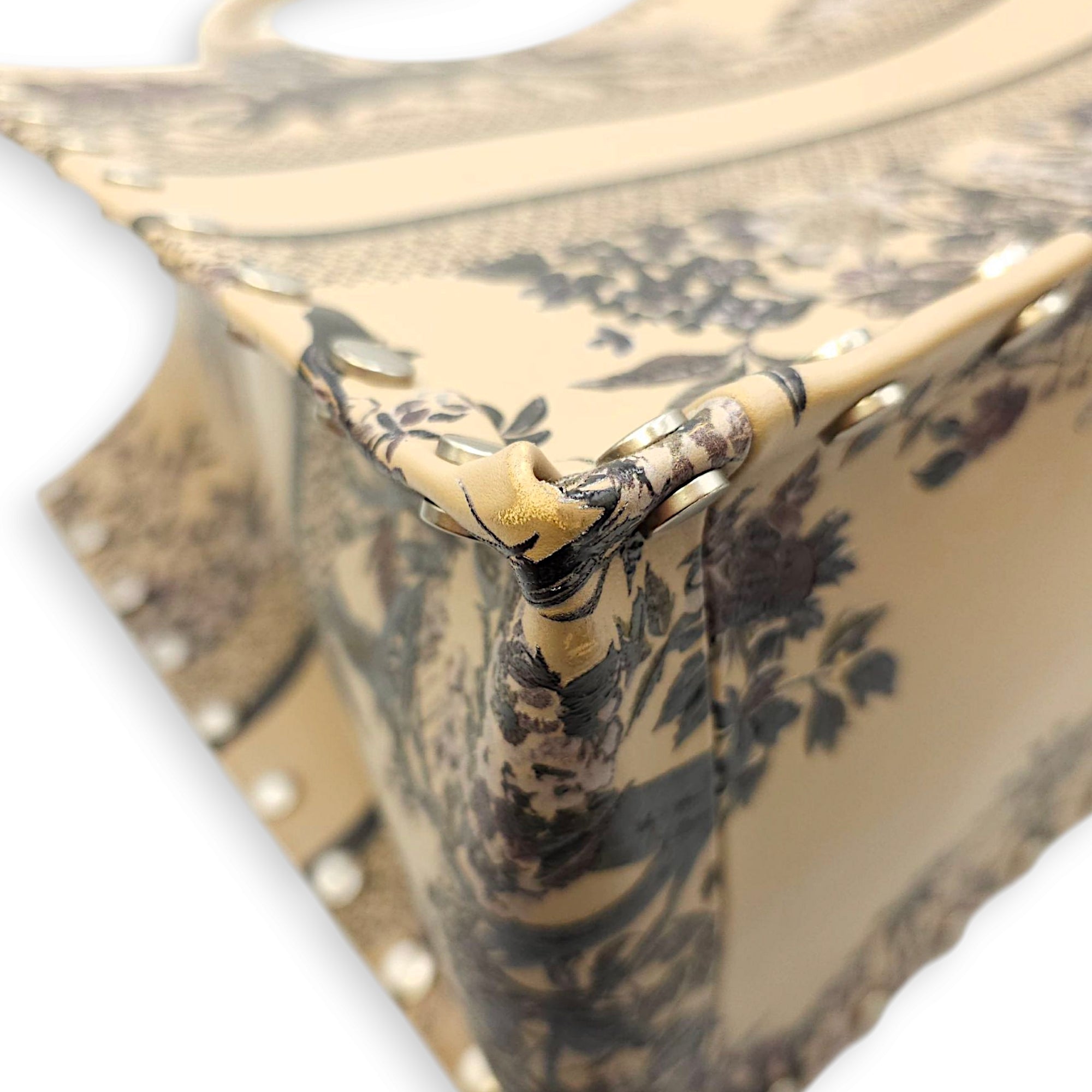 Book Tote - Maria Grazia Chiuri Collection Medium Multi-colour Top Handle Bag in Calfskin, Silver hardware