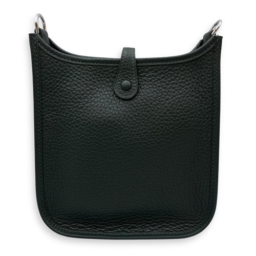 Evelyne (Short Strap) Mini Vert Mangrove  in Clemence Palladium hardware CL2504-11266 1