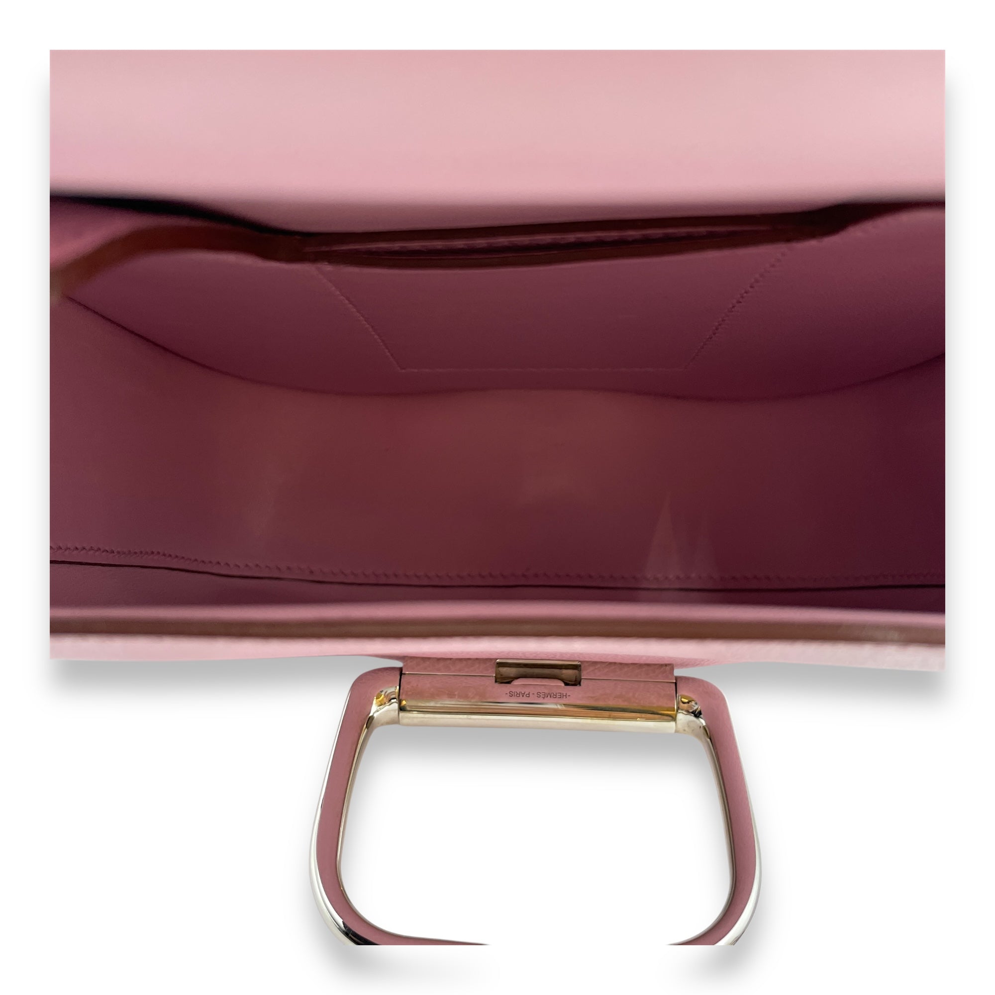 Della Cavalleria Mini Mauve Sylvestre in Epsom Palladium hardware CL2503-10549 6