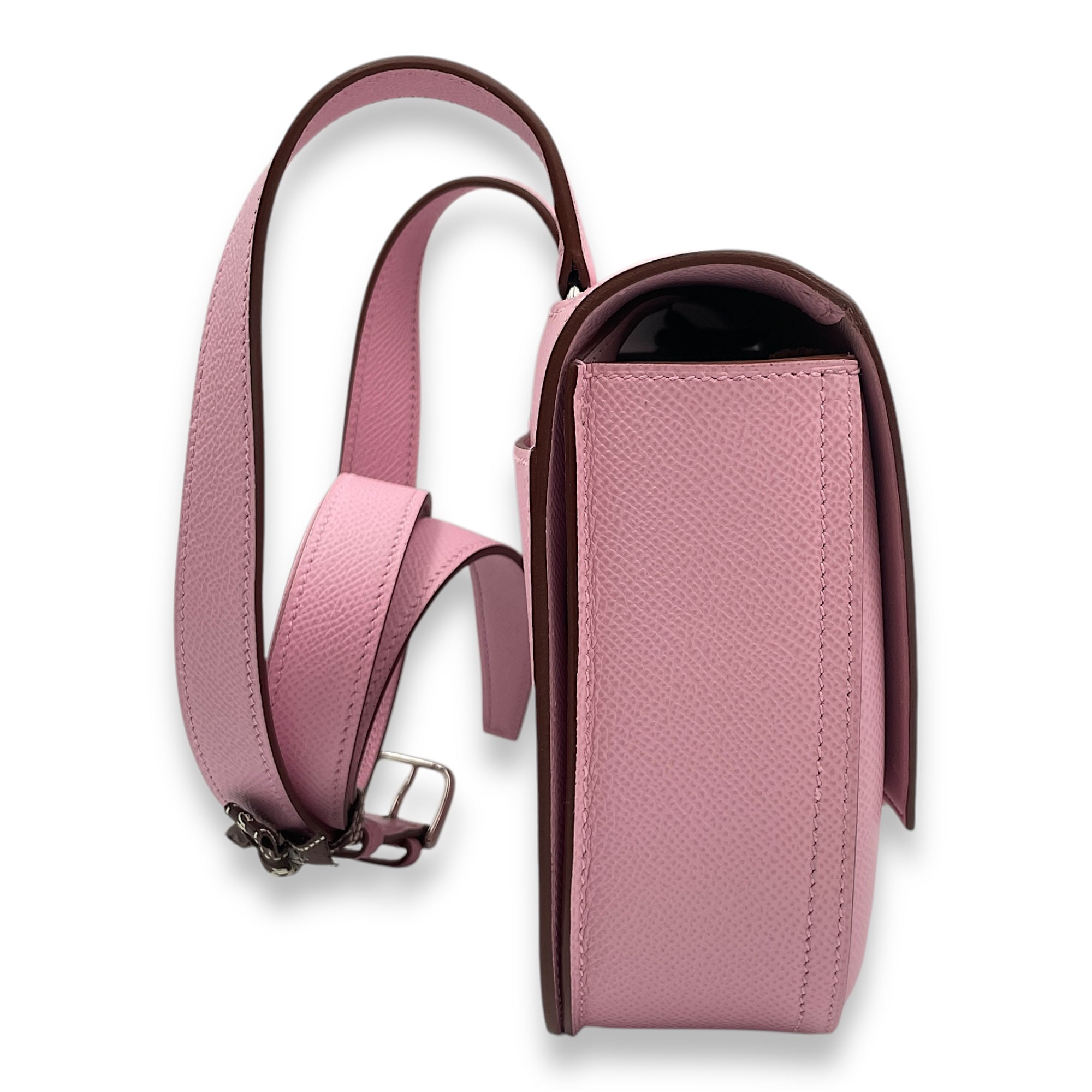 Della Cavalleria Mini Mauve Sylvestre in Epsom Palladium hardware CL2503-10549 3