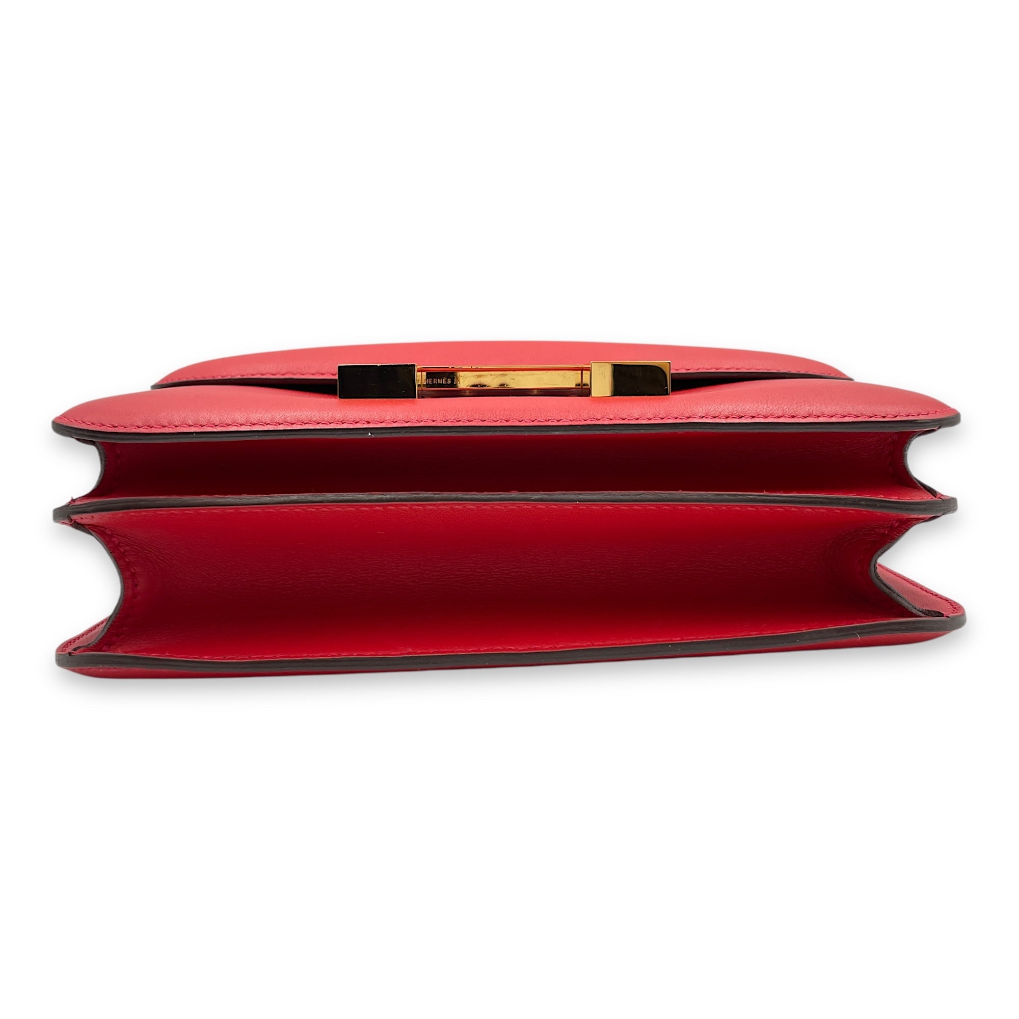 Constance 24 Vermillon in Swift Gold hardware CL2504-11288 3