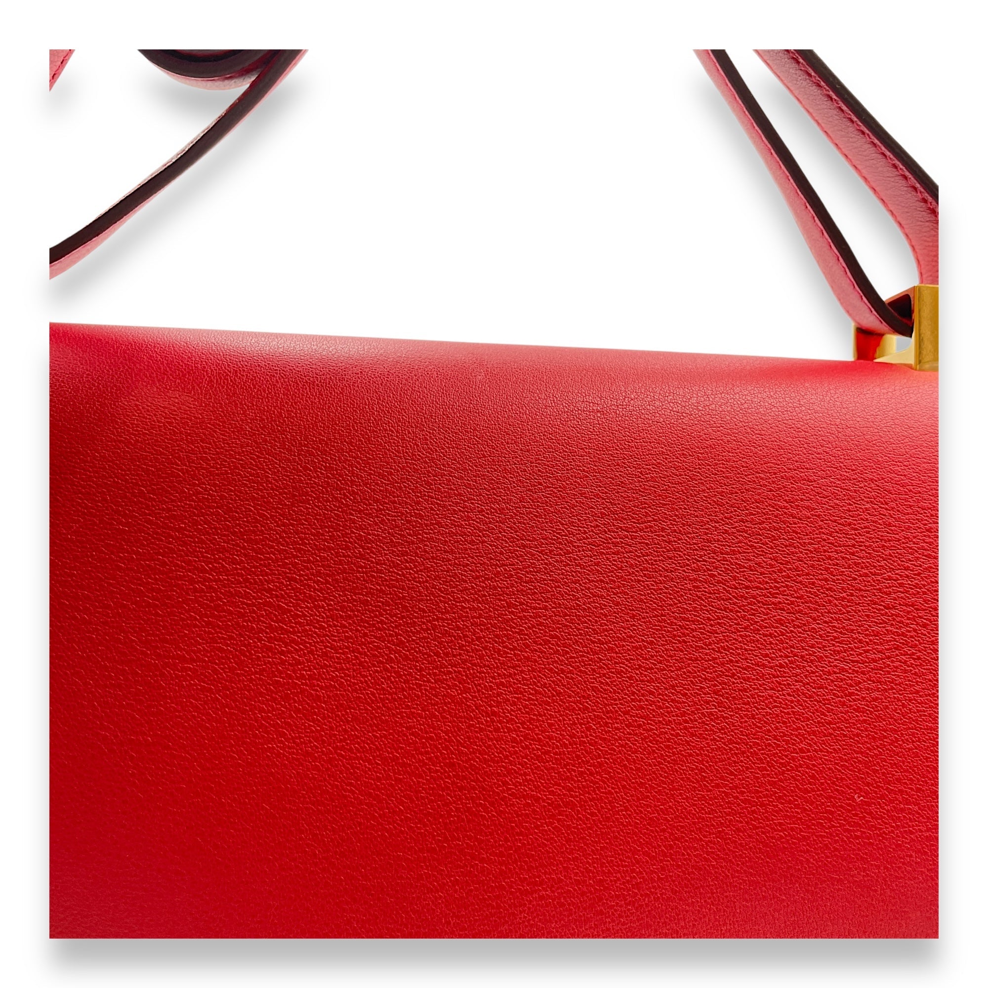 Constance 24 Vermillon in Swift Gold hardware CL2504-11288 7