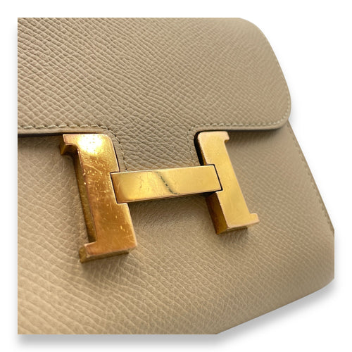 Constance Compact Trench Wallet in Epsom Gold hardware