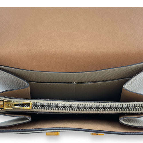 Constance Compact Trench Wallet in Epsom Gold hardware