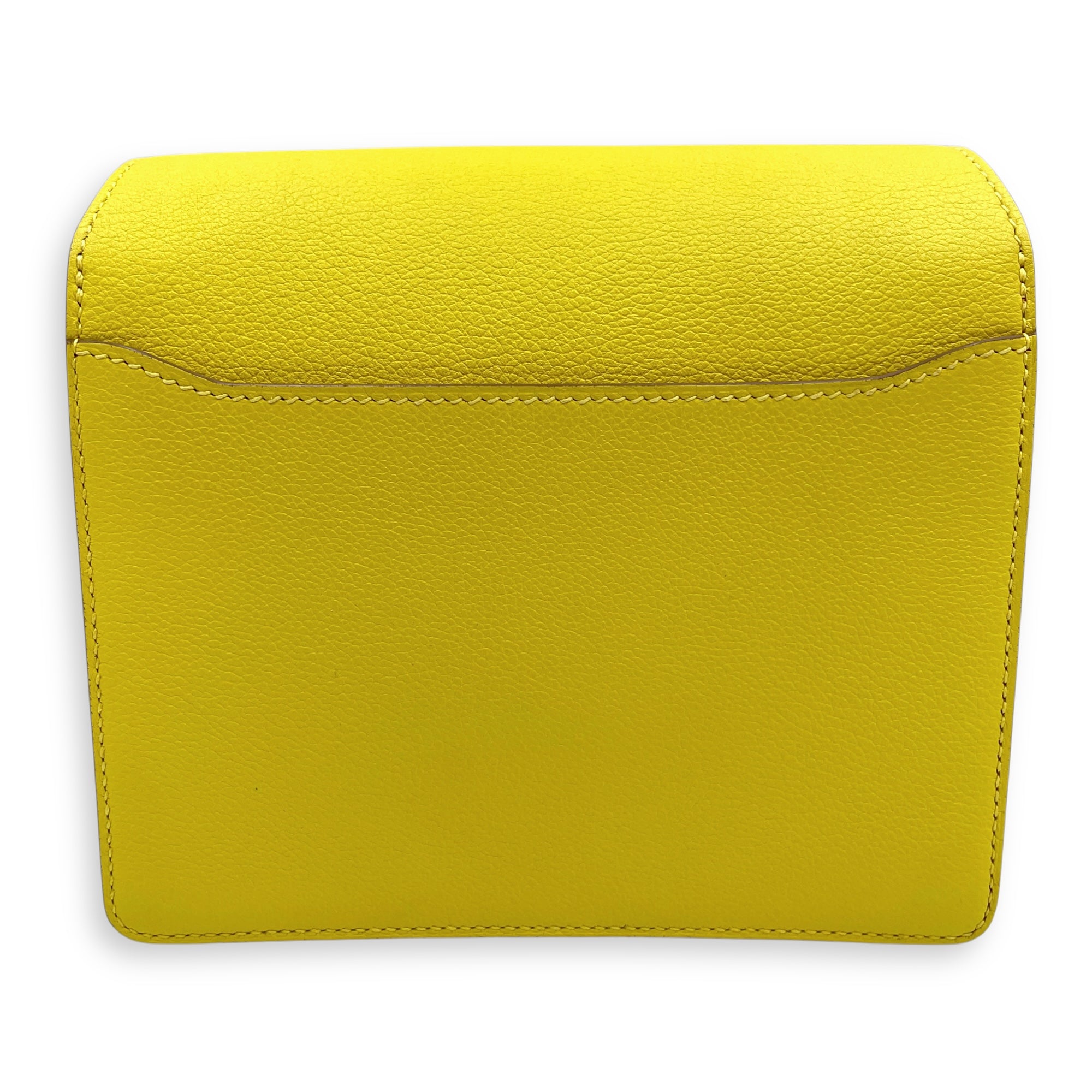 Roulis Mini Lime in Evercolor, Palladium hardware
