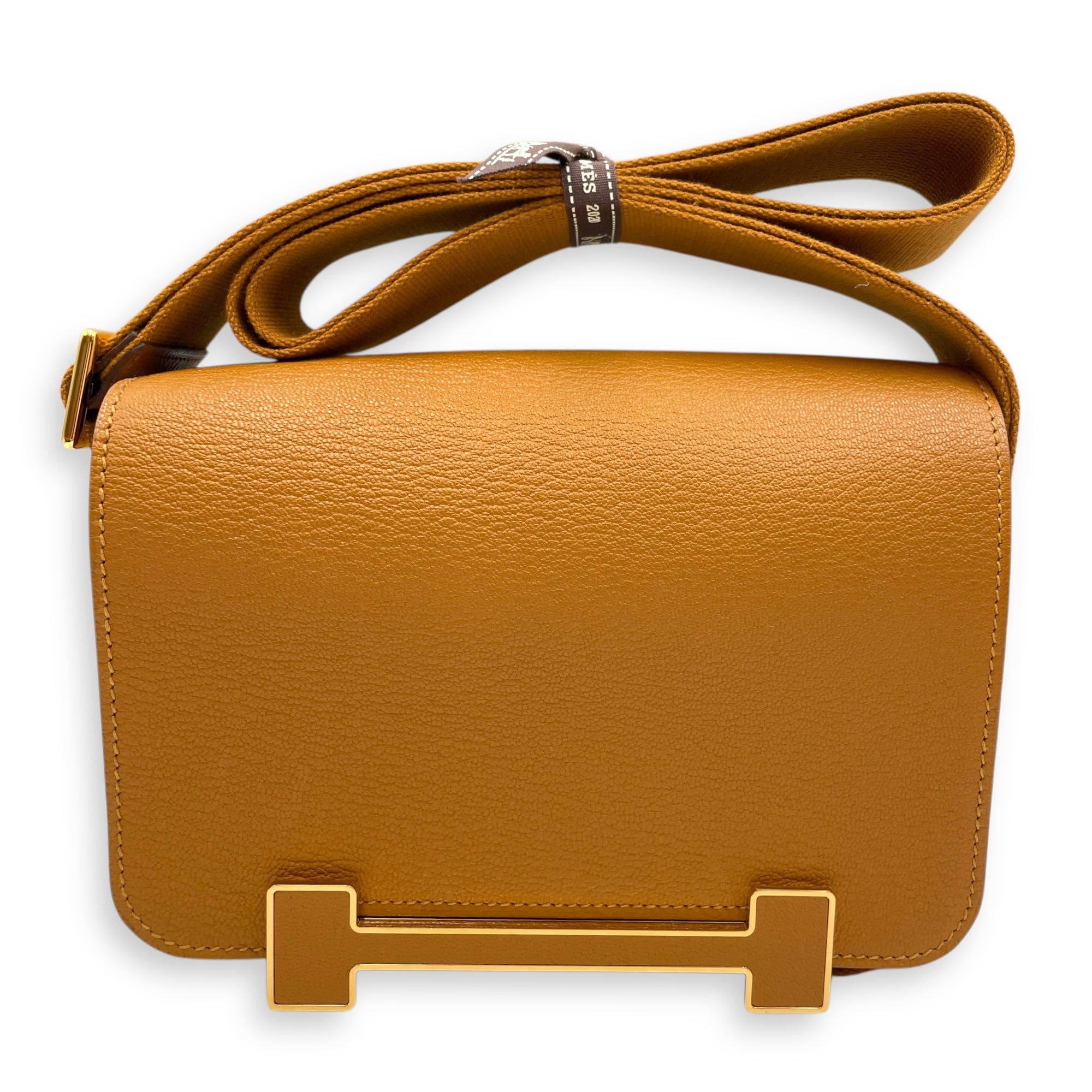 HERMES　シュシュ　クラウディア　ゴールド　IKZ-366 HERMES シュシュ クラウディア ゴールド IKZ-366