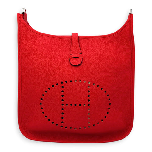 Evelyne III 29 Rouge Tomate in Clemence Palladium hardware