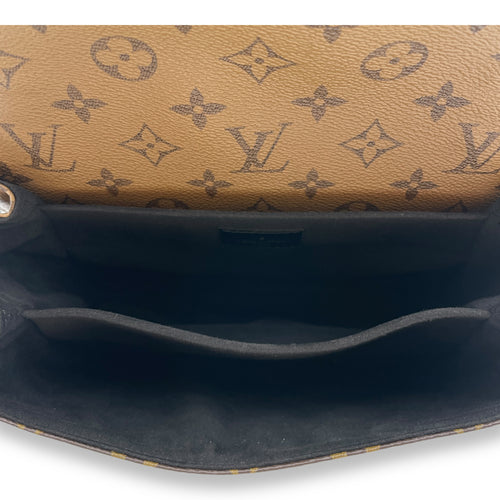 Metis MM Crossbody Bag in Coated Canvas, Gold hardware