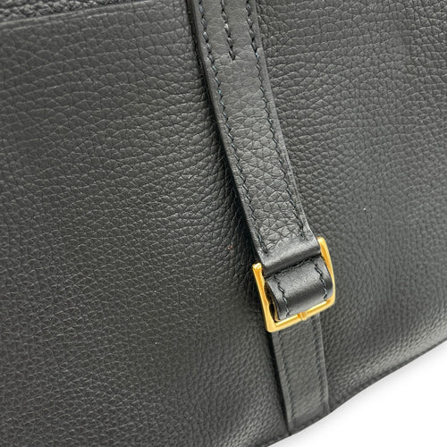 Halzan 25 Black in Clemence Gold hardware