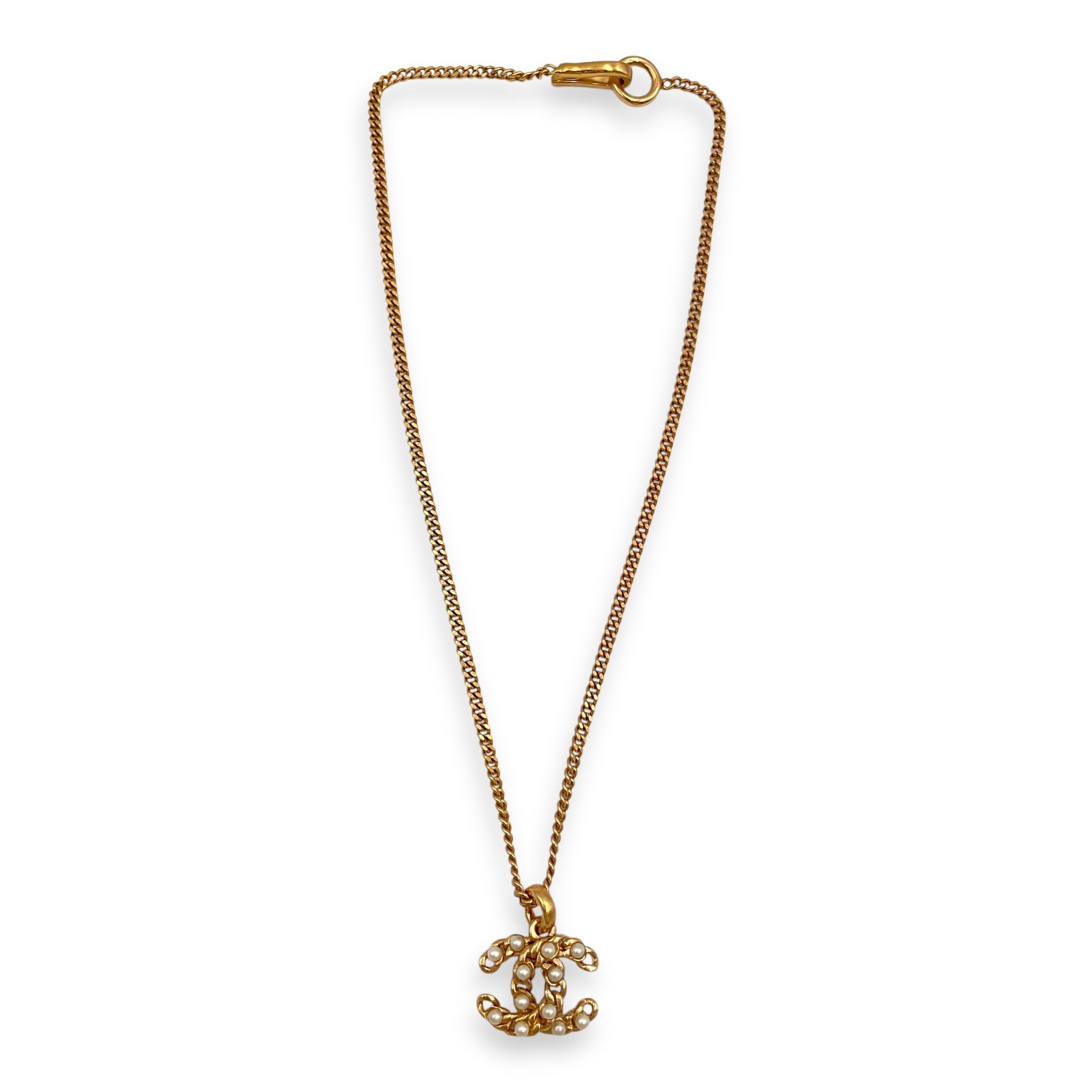 Vintage Gold Hardware Necklace in Gold