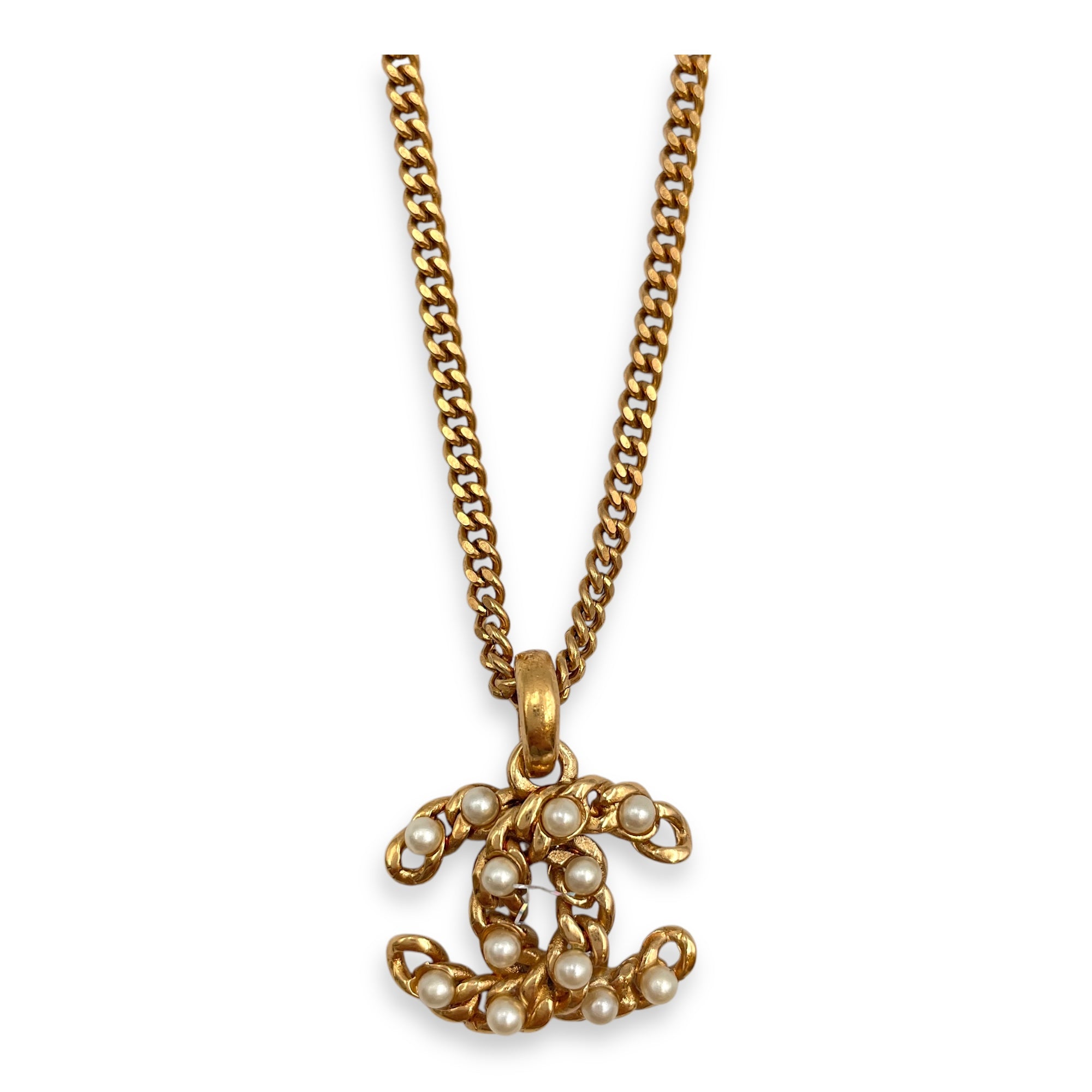 Vintage Gold Hardware Necklace in Gold