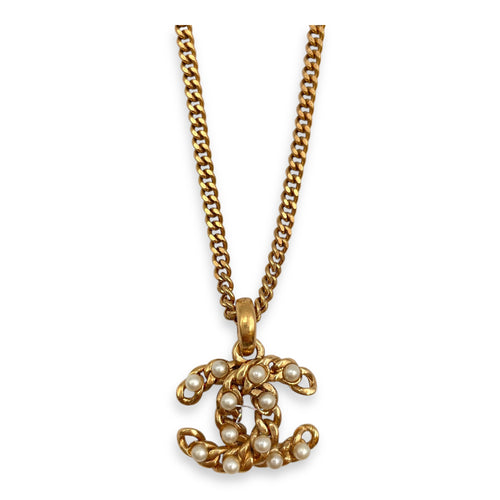 Vintage Gold Hardware Necklace in Gold
