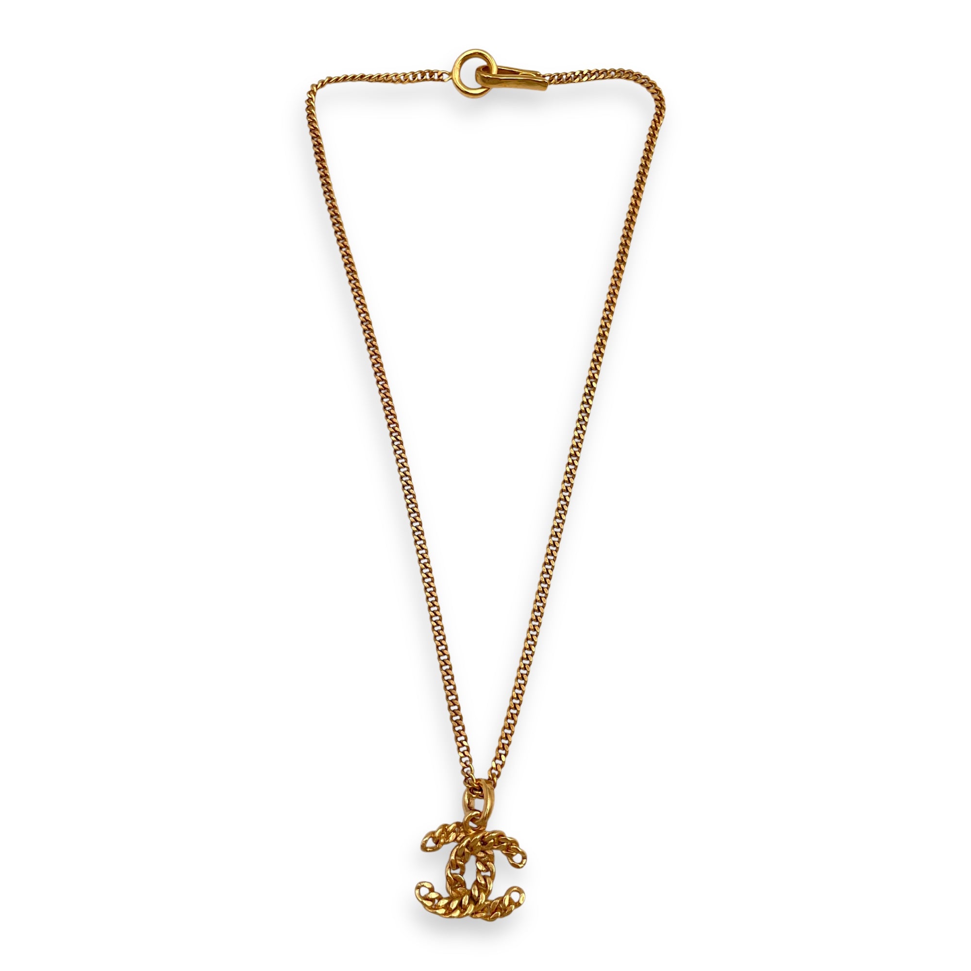 Vintage Gold Hardware Necklace in Gold