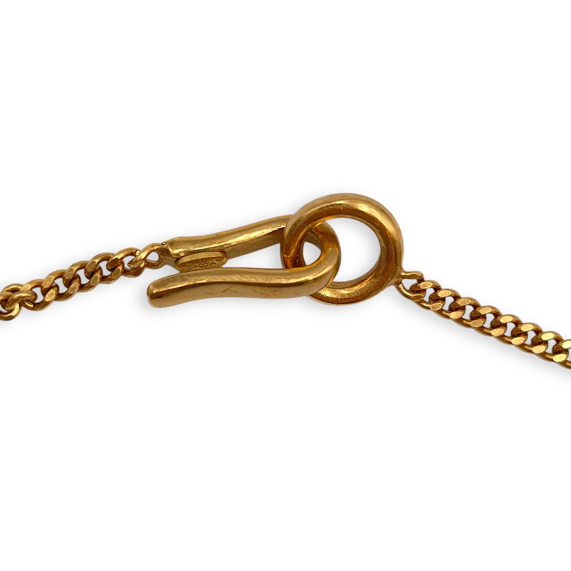 Vintage Gold Hardware Necklace in Gold