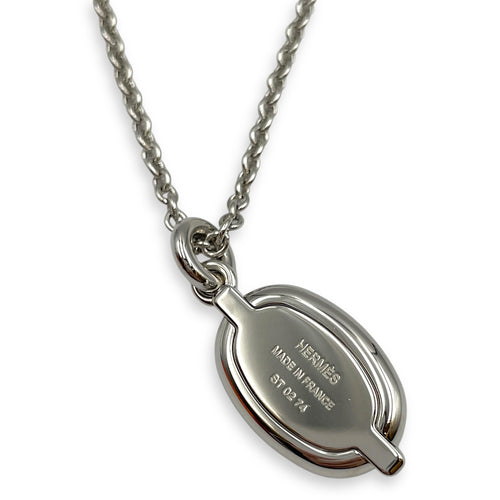 Mini Maillon Small Model Black Pendant, Palladium hardware