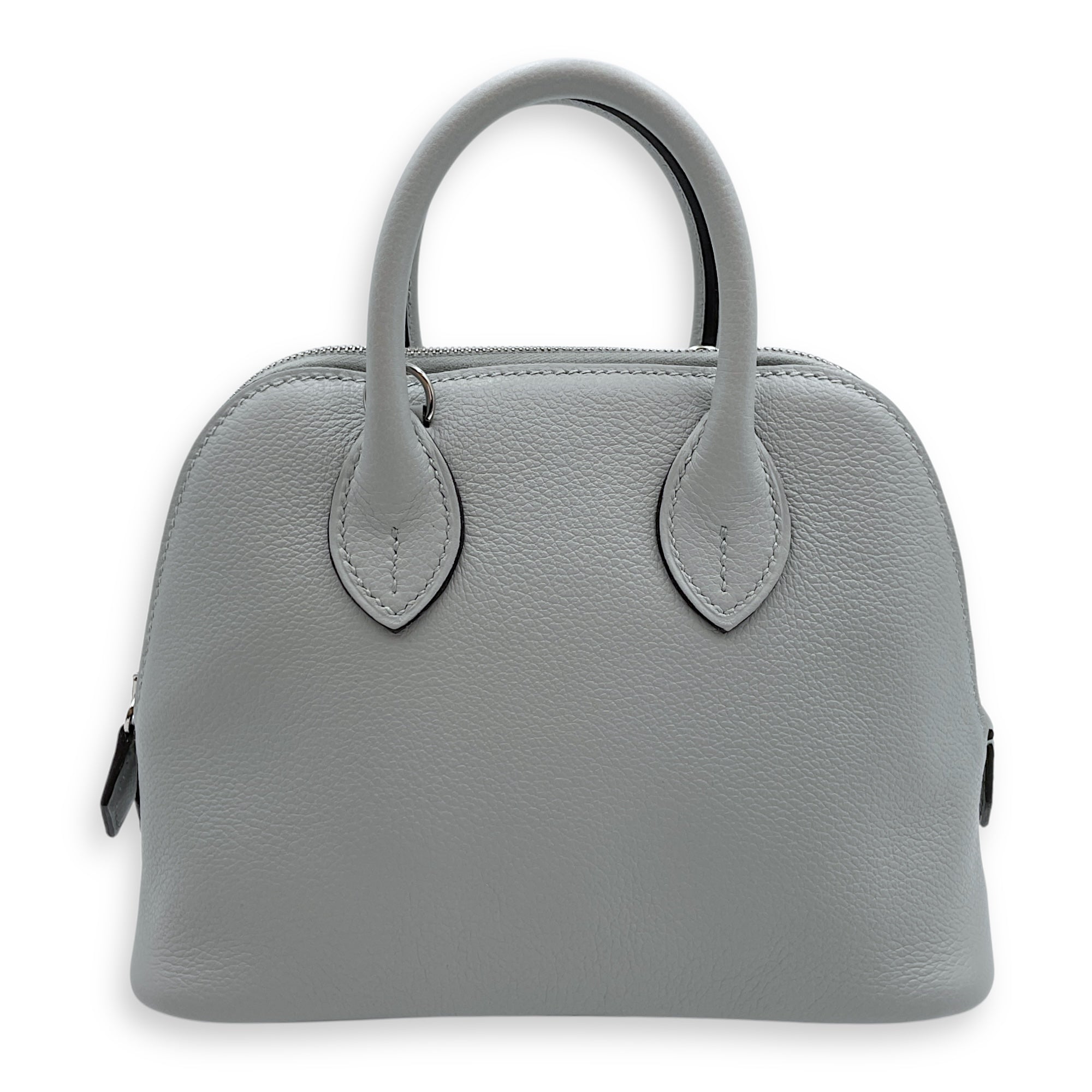 Bolide 1923 Mini Blue Glacier in Evercolor, Palladium hardware