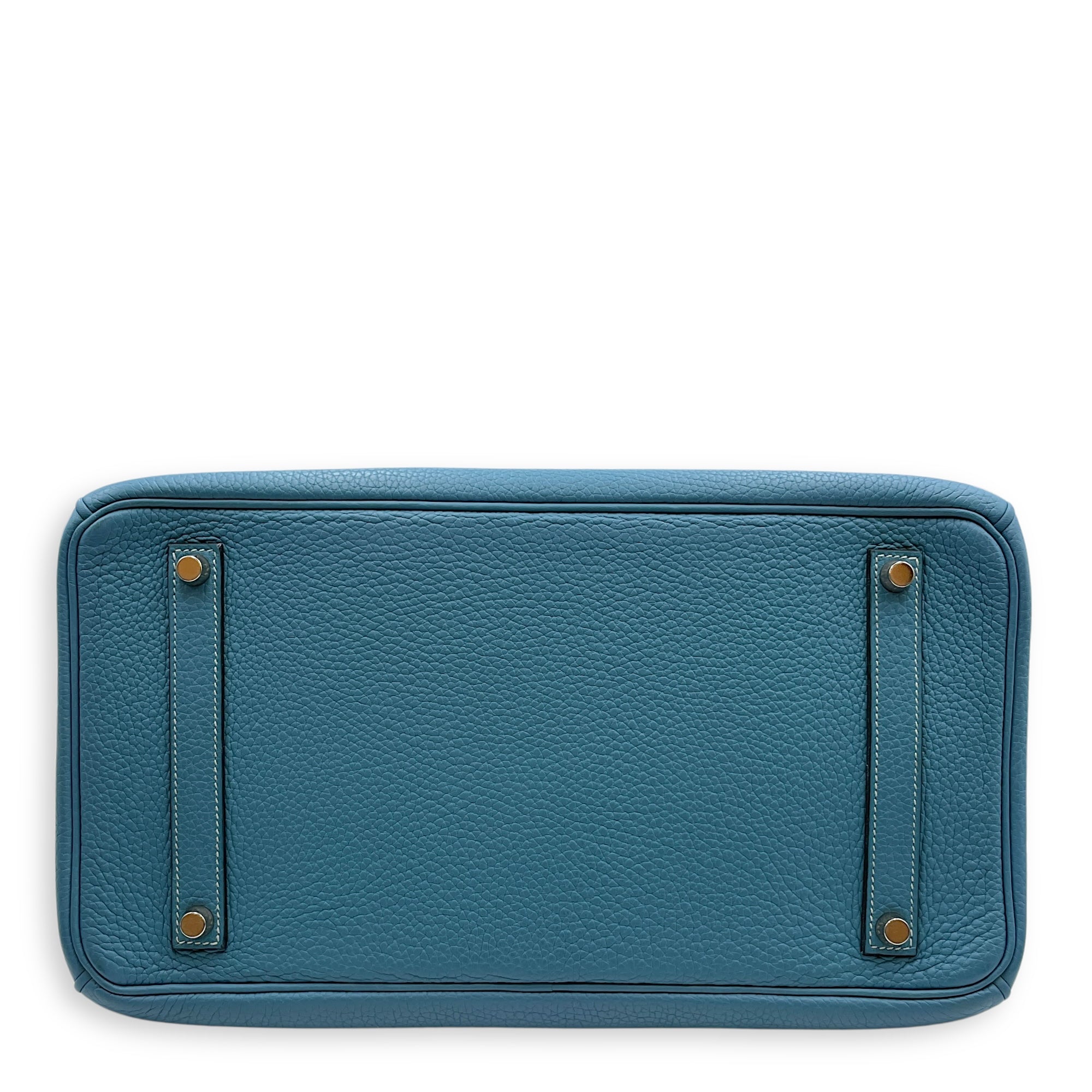 Birkin 35 Blue Jean in Togo, Palladium hardware