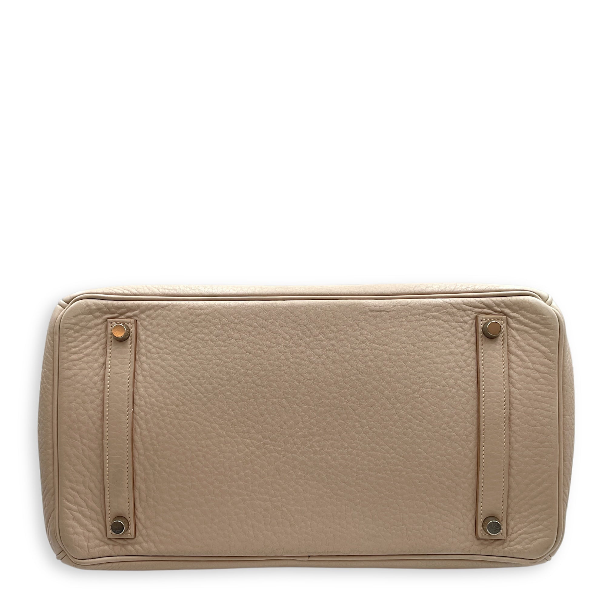 Birkin 35 Gris Perle in Clemence, Palladium hardware