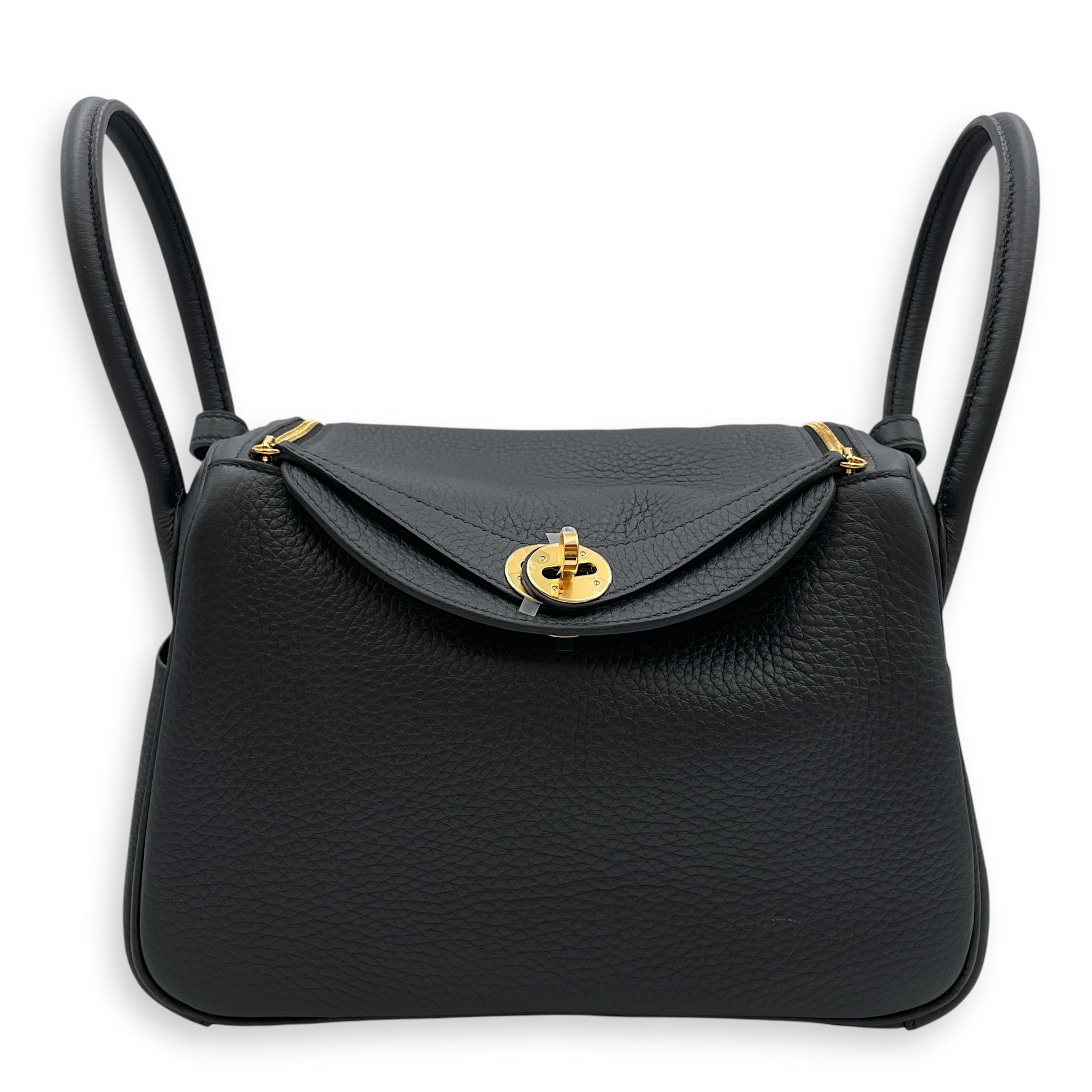 Lindy 26 Black in Clemence, Gold hardware