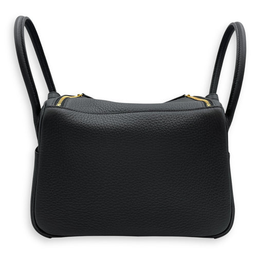 Lindy 26 Black in Clemence, Gold hardware