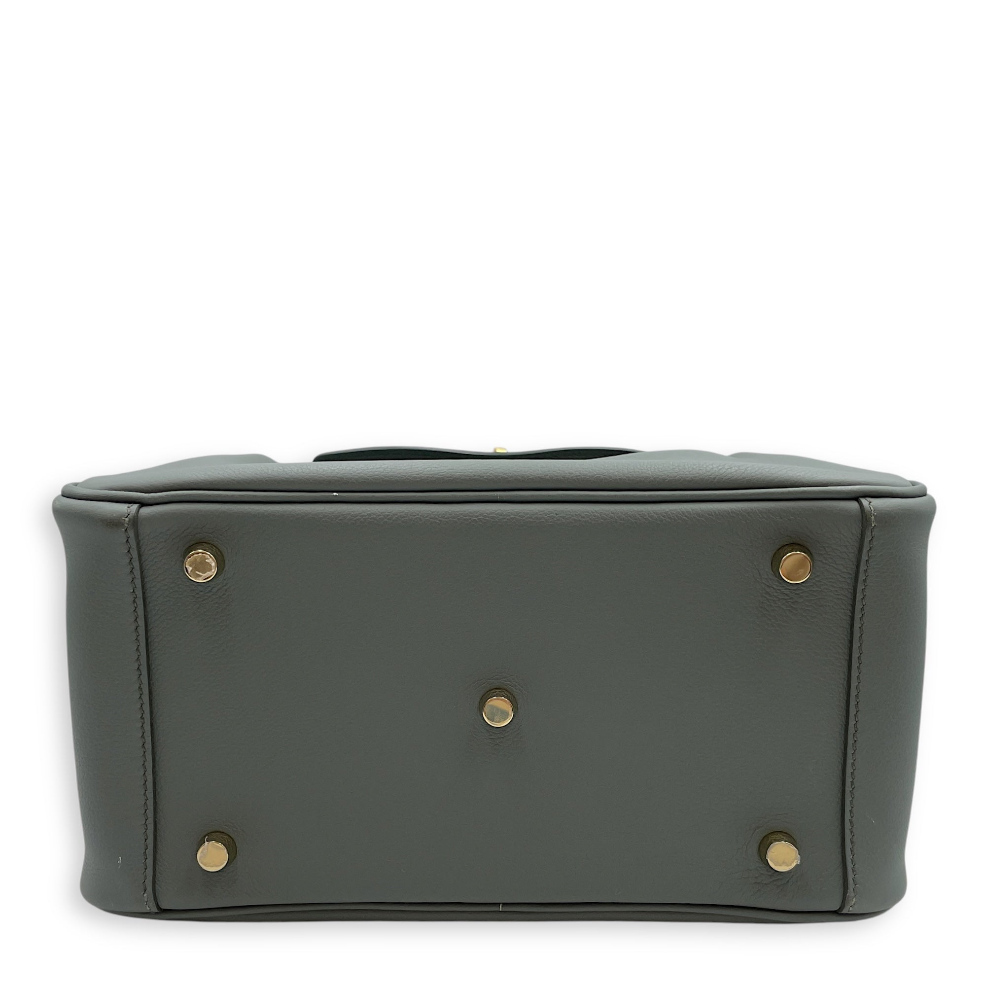 Lindy 26 Vert Amande in Evercolor, Gold hardware