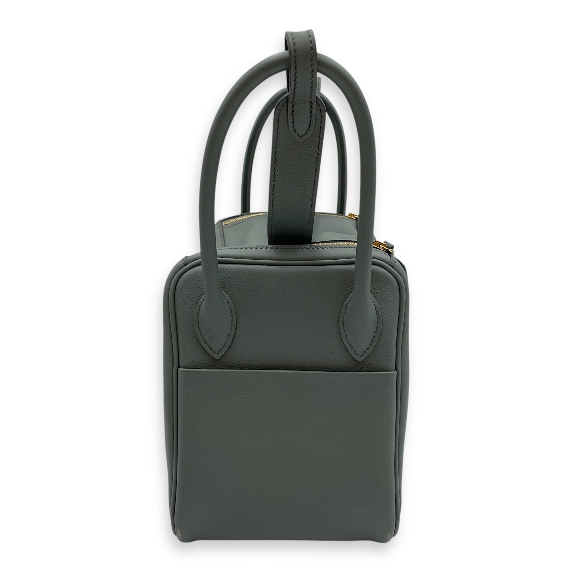 Lindy 26 Vert Amande in Evercolor, Gold hardware